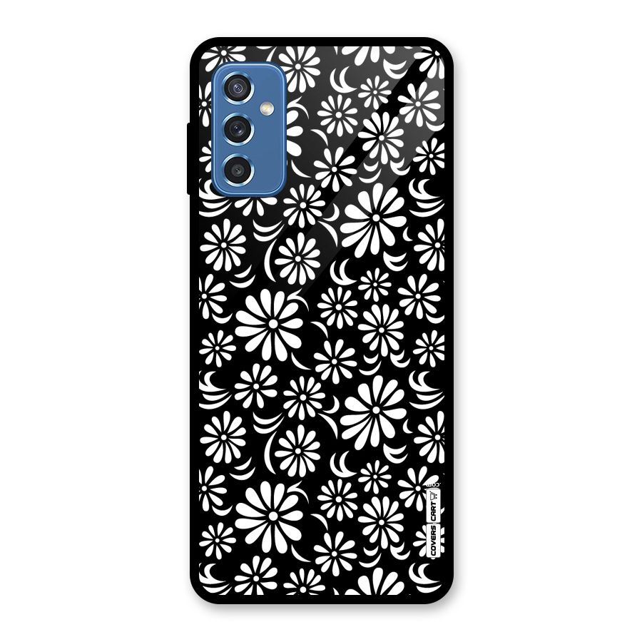 Sea Shell Abstract Art Glass Back Case for Galaxy M52 5G