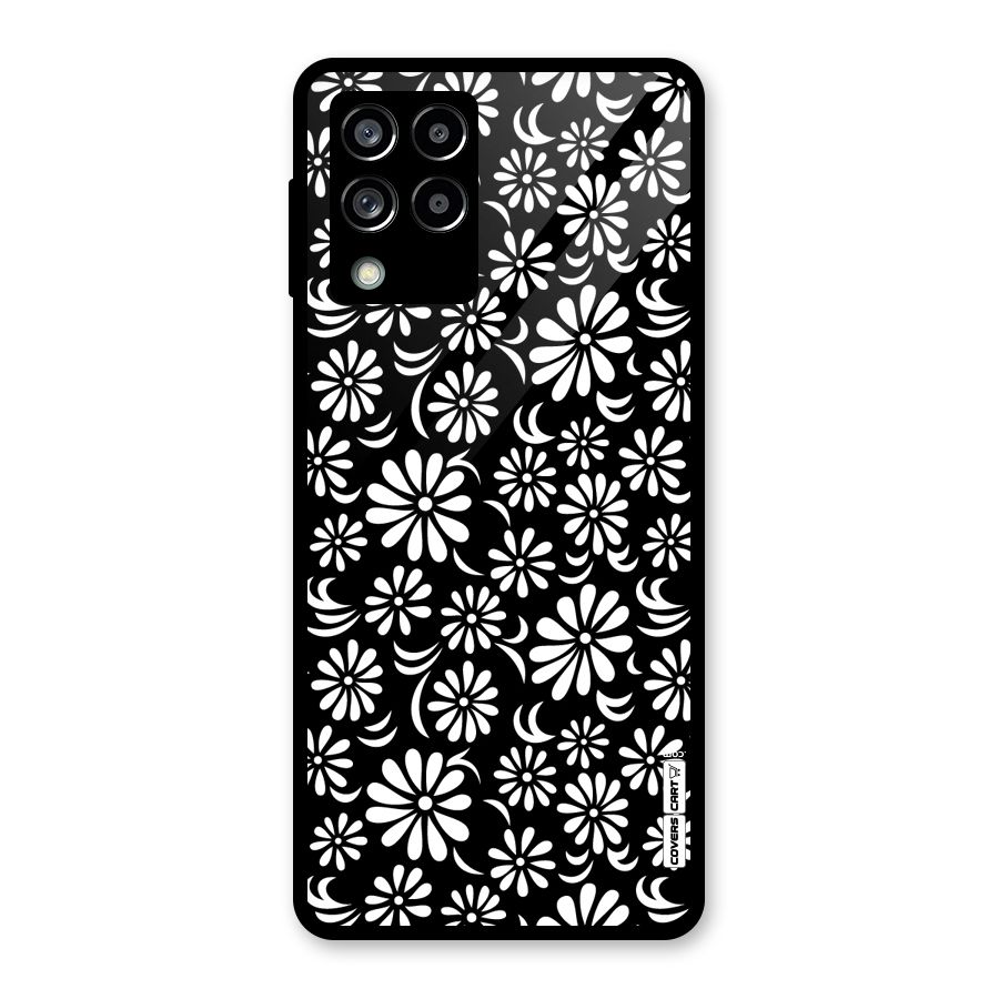 Sea Shell Abstract Art Glass Back Case for Galaxy M53 5G