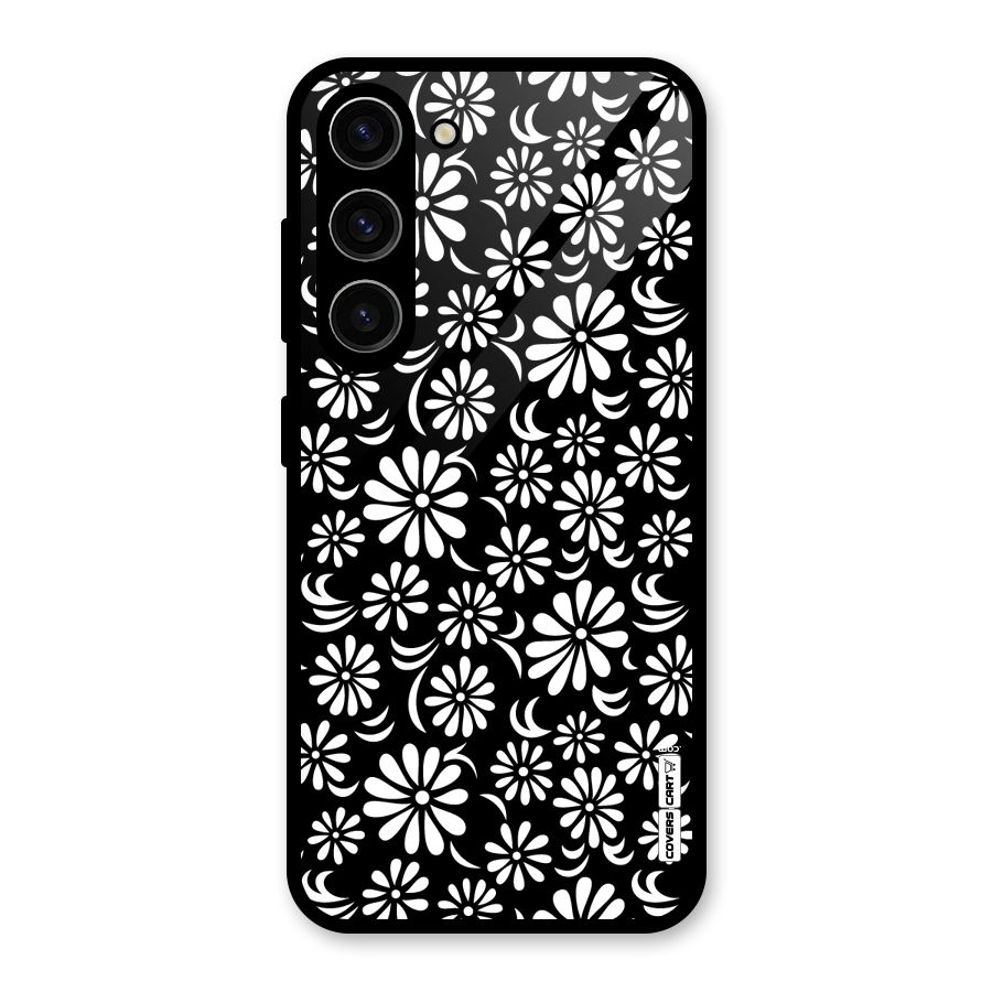 Sea Shell Abstract Art Glass Back Case for Galaxy S23