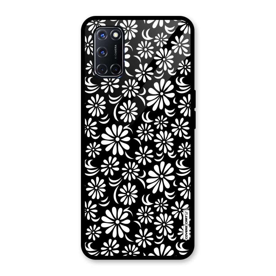 Sea Shell Abstract Art Glass Back Case for Oppo A52