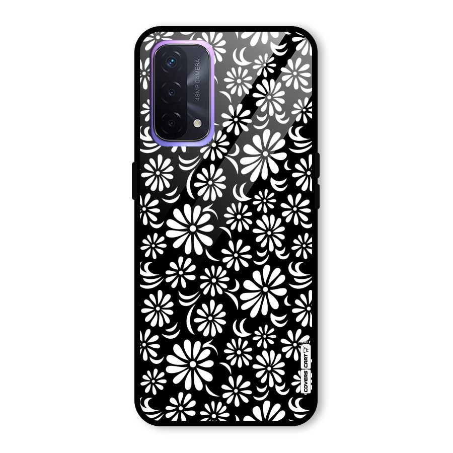 Sea Shell Abstract Art Glass Back Case for Oppo A74 5G