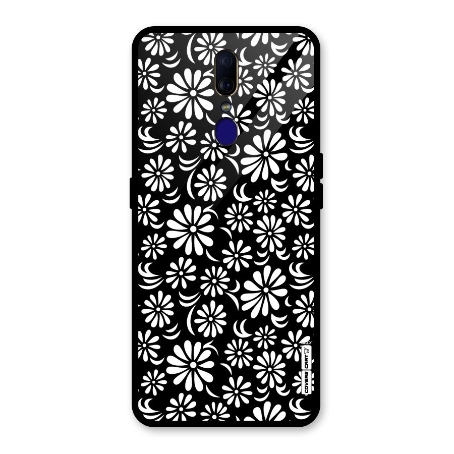 Sea Shell Abstract Art Glass Back Case for Oppo F11