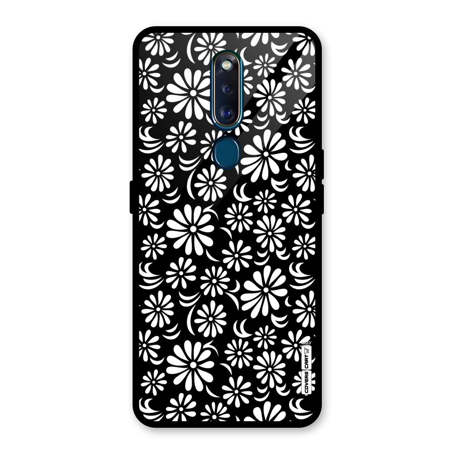 Sea Shell Abstract Art Glass Back Case for Oppo F11 Pro