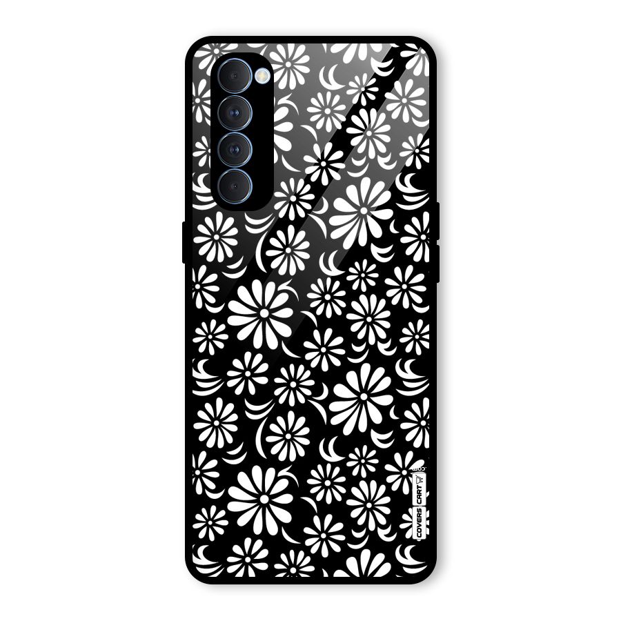 Sea Shell Abstract Art Glass Back Case for Oppo Reno4 Pro