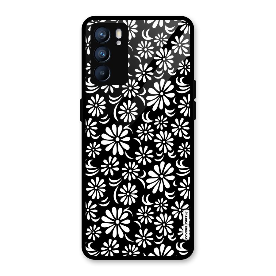 Sea Shell Abstract Art Glass Back Case for Oppo Reno6 5G