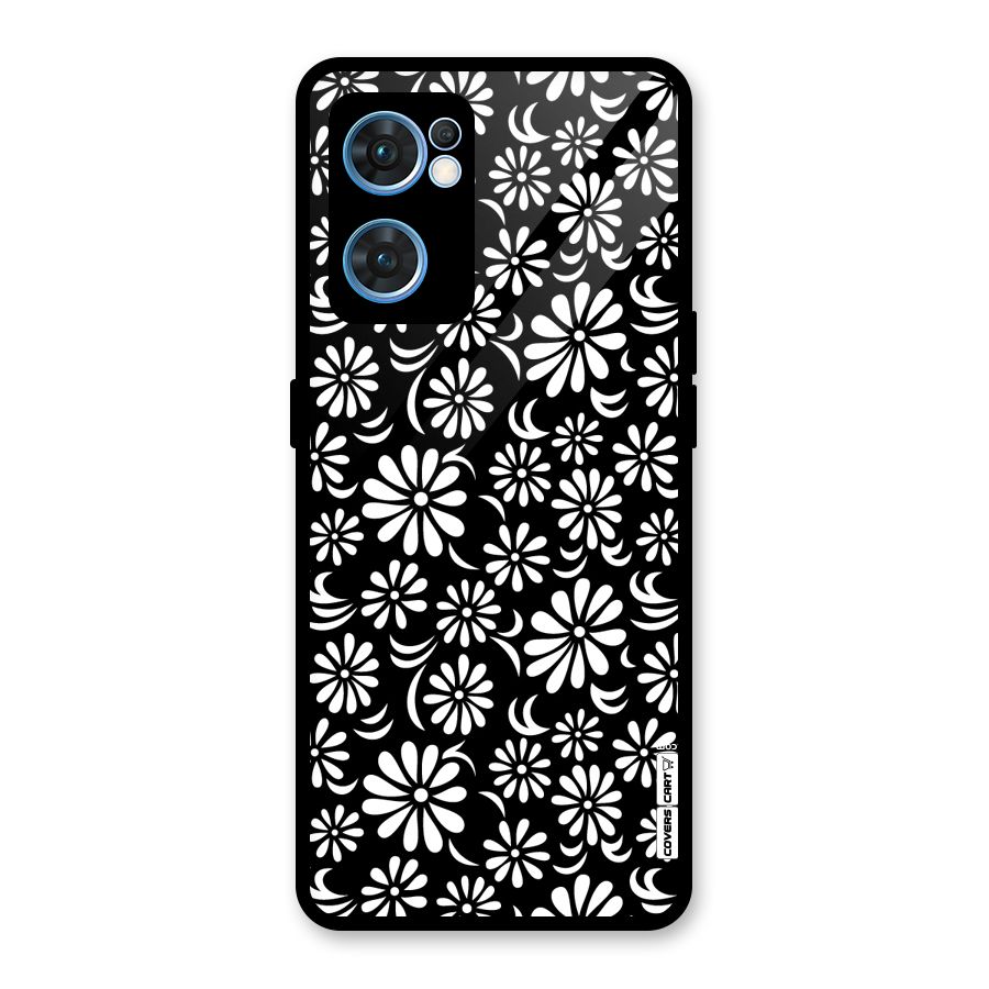 Sea Shell Abstract Art Glass Back Case for Oppo Reno7 5G