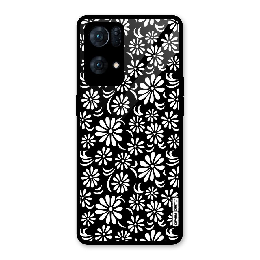 Sea Shell Abstract Art Glass Back Case for Oppo Reno7 Pro 5G