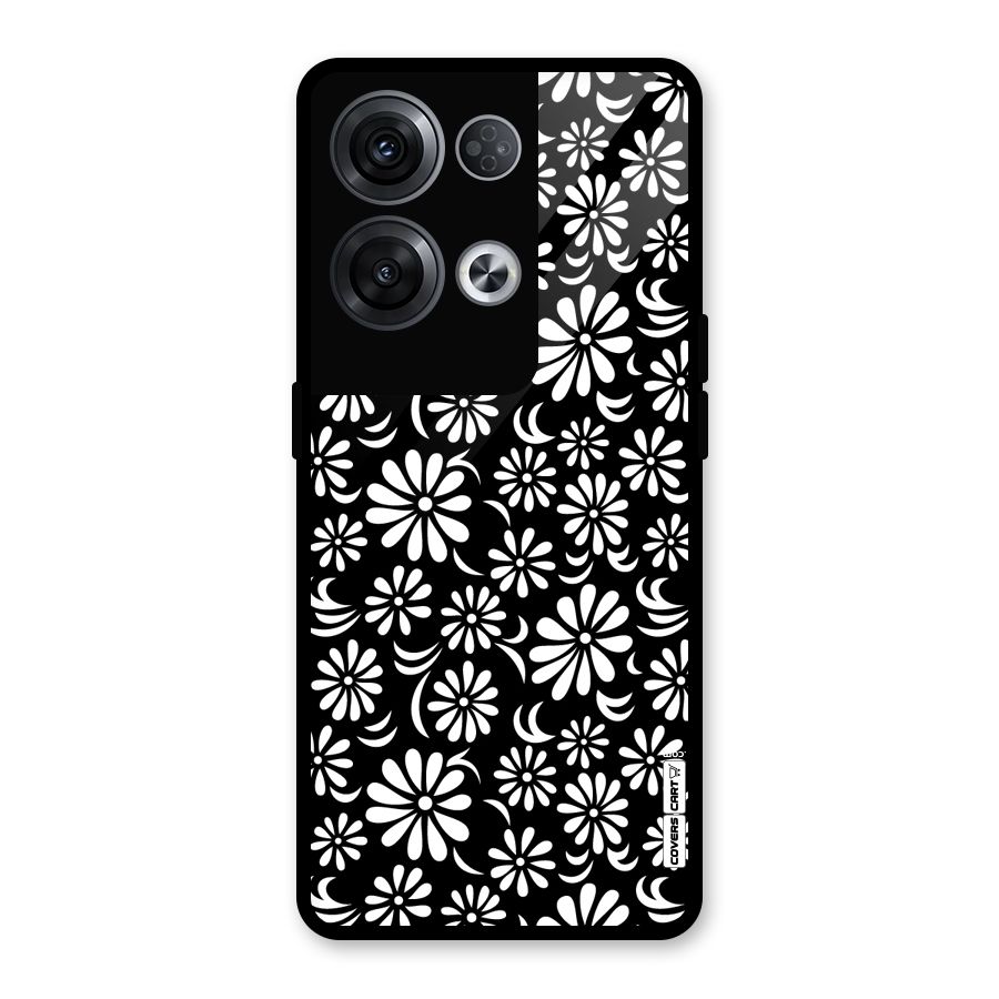 Sea Shell Abstract Art Glass Back Case for Oppo Reno8 Pro 5G
