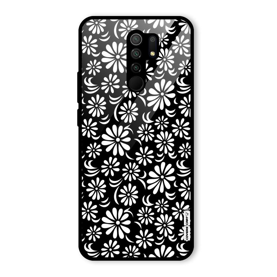 Sea Shell Abstract Art Glass Back Case for Poco M2