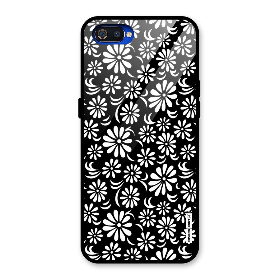 Sea Shell Abstract Art Glass Back Case for Realme C2