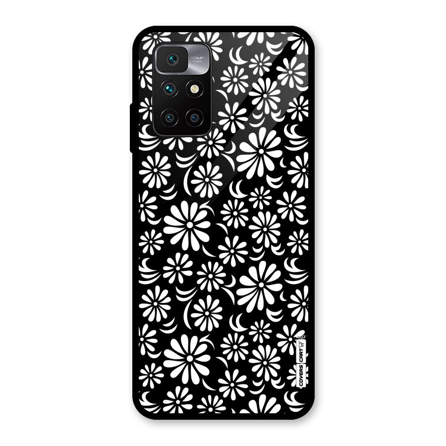 Sea Shell Abstract Art Glass Back Case for Redmi 10 Prime