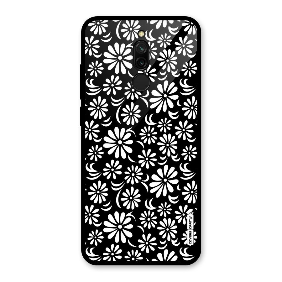 Sea Shell Abstract Art Glass Back Case for Redmi 8