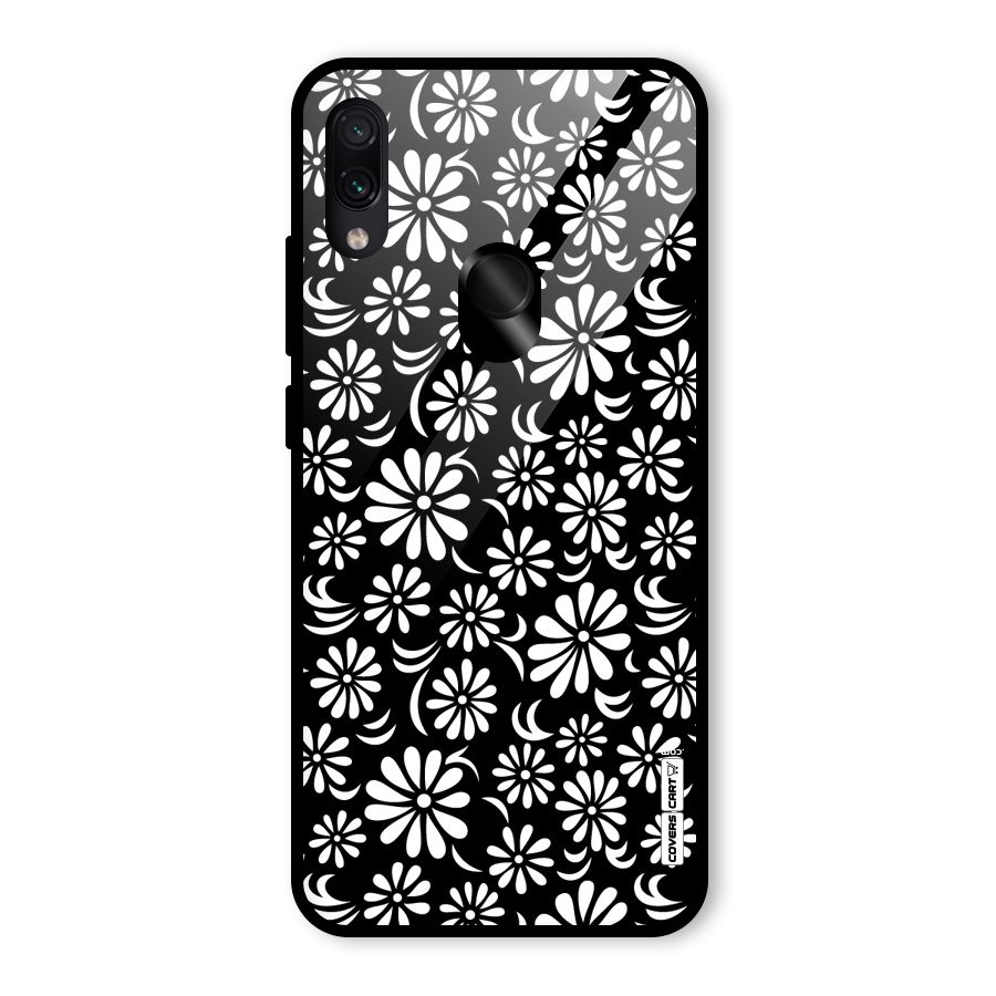Sea Shell Abstract Art Glass Back Case for Redmi Note 7