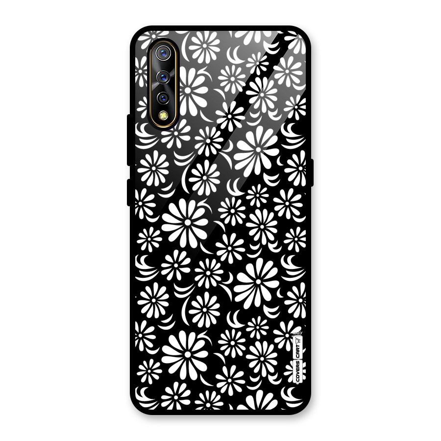 Sea Shell Abstract Art Glass Back Case for Vivo S1