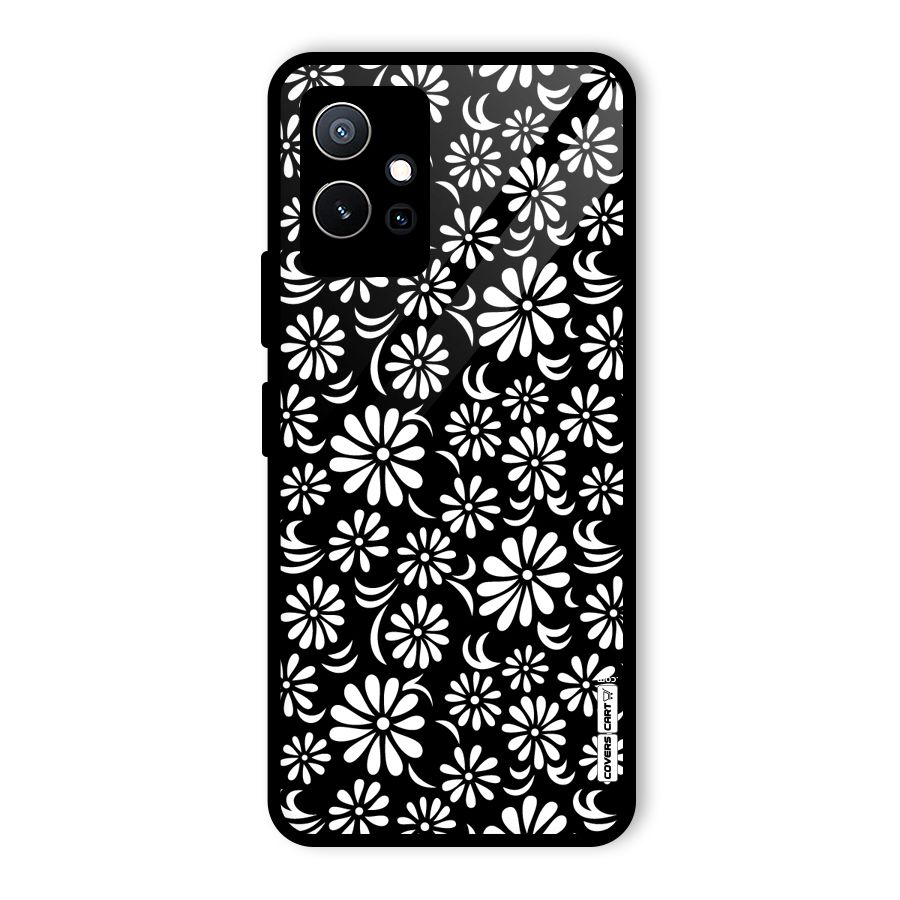 Sea Shell Abstract Art Glass Back Case for Vivo T1 5G