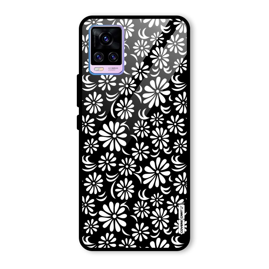 Sea Shell Abstract Art Glass Back Case for Vivo V20 Pro