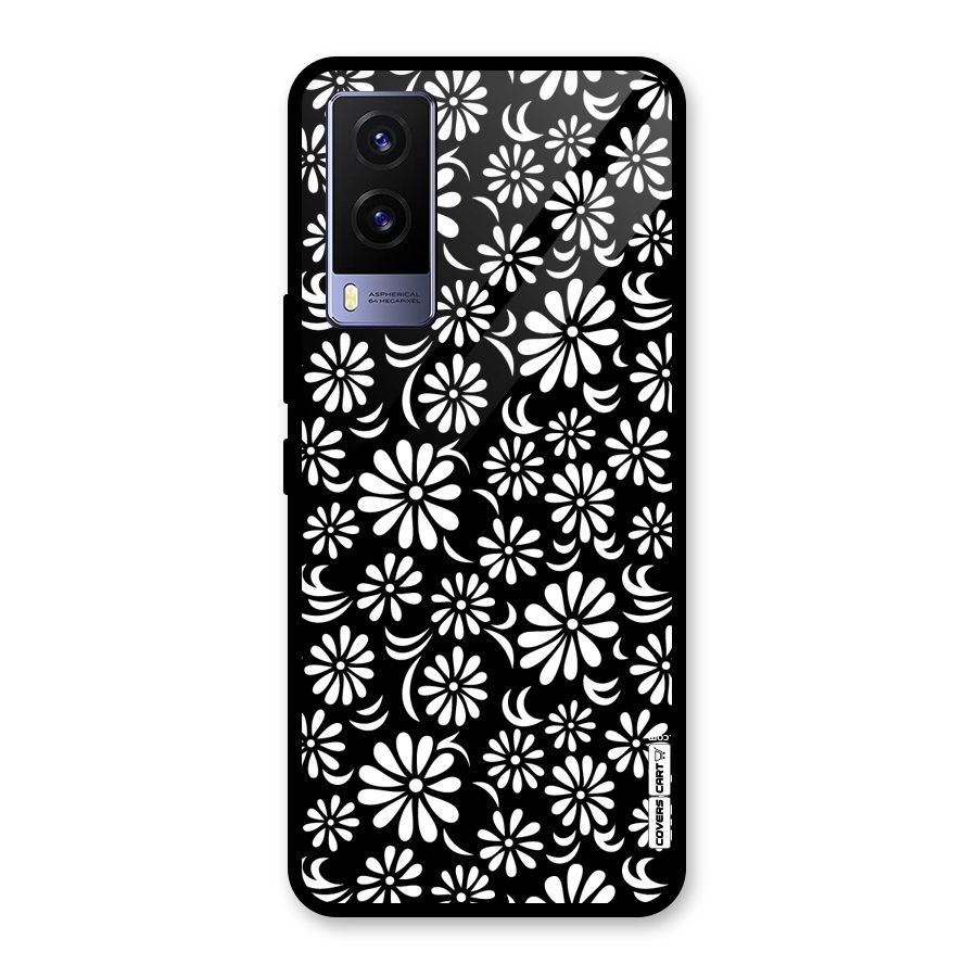 Sea Shell Abstract Art Glass Back Case for Vivo V21e 5G