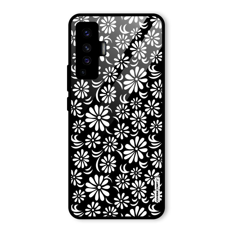 Sea Shell Abstract Art Glass Back Case for Vivo X50
