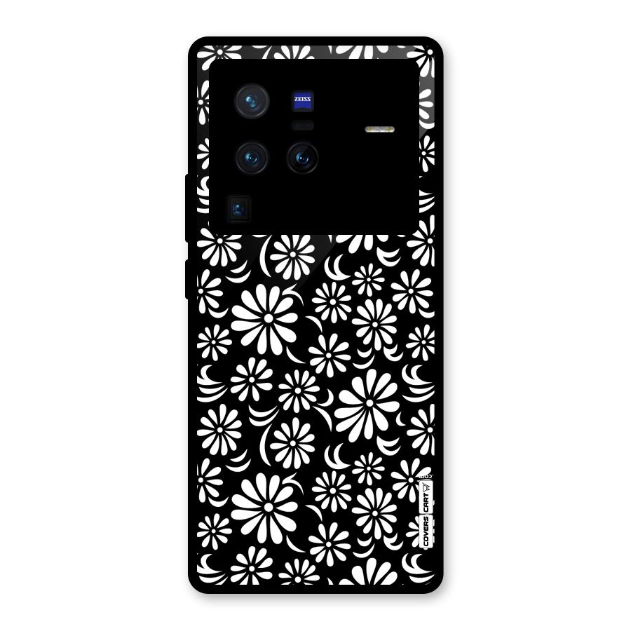 Sea Shell Abstract Art Glass Back Case for Vivo X80 Pro