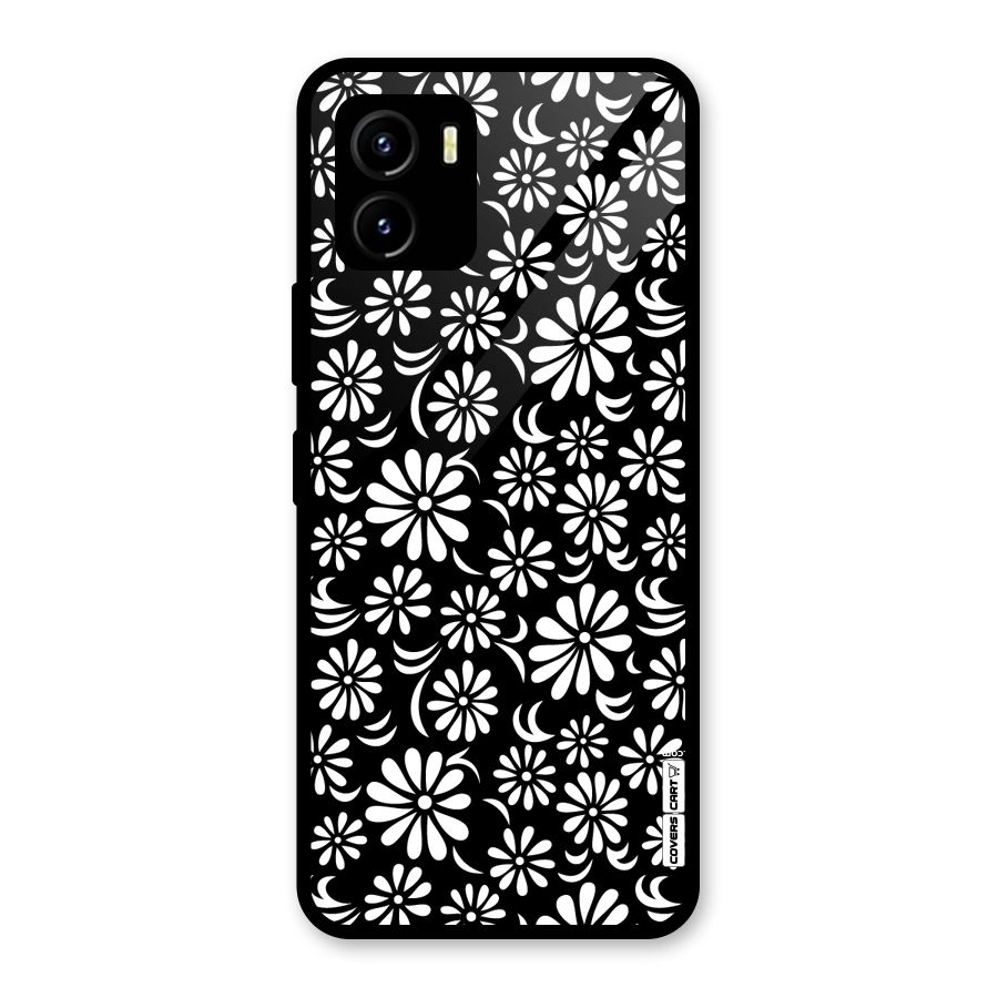 Sea Shell Abstract Art Glass Back Case for Vivo Y15s
