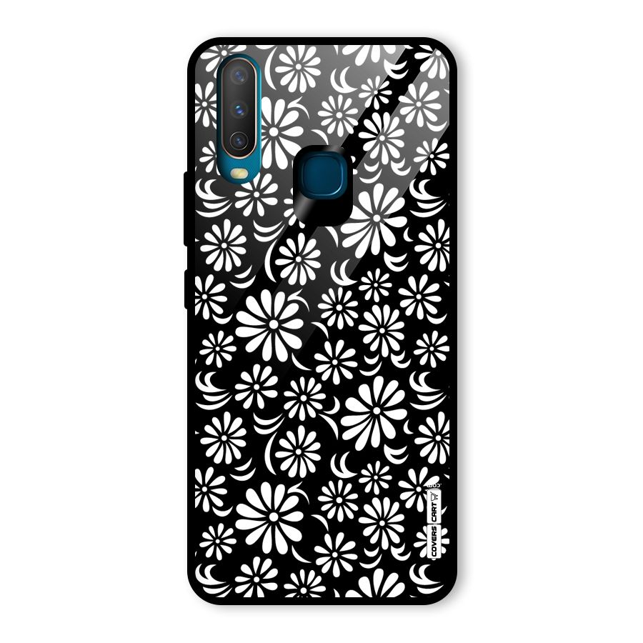Sea Shell Abstract Art Glass Back Case for Vivo Y17