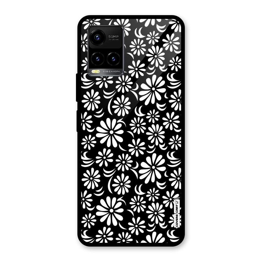 Sea Shell Abstract Art Glass Back Case for Vivo Y21T