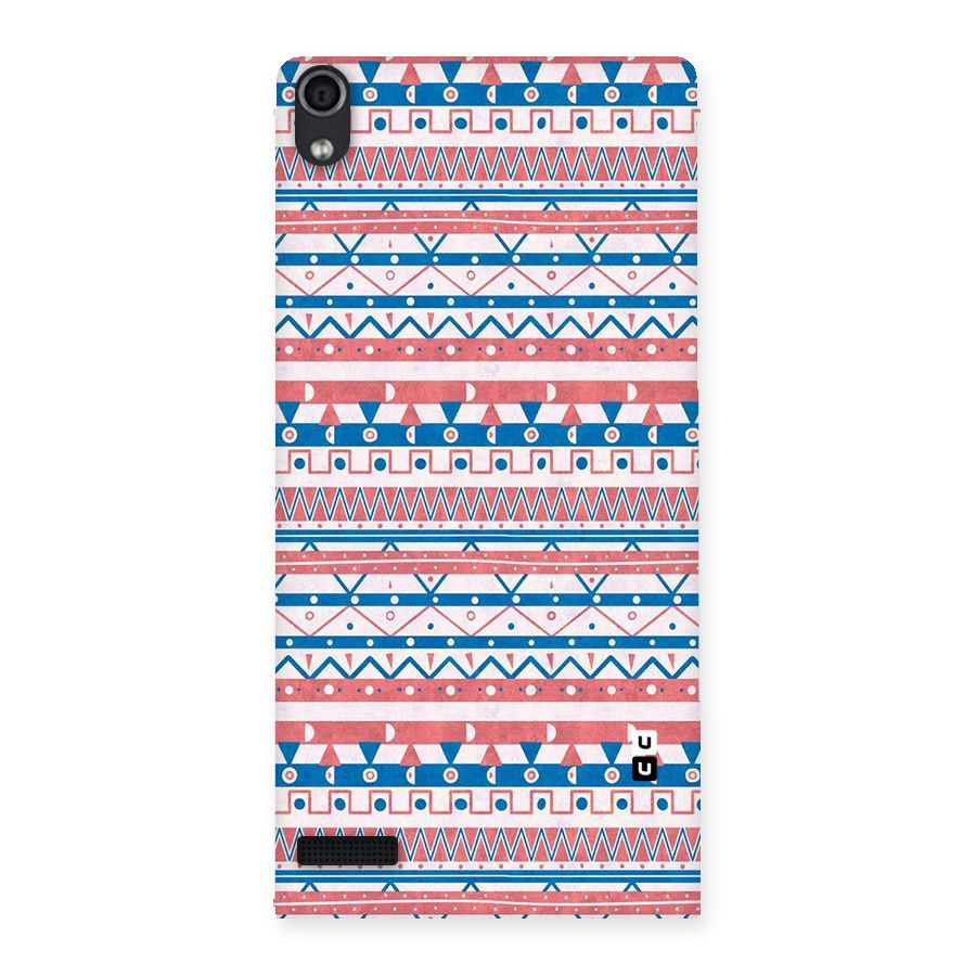 Seamless Ethnic Pattern Back Case for Ascend P6
