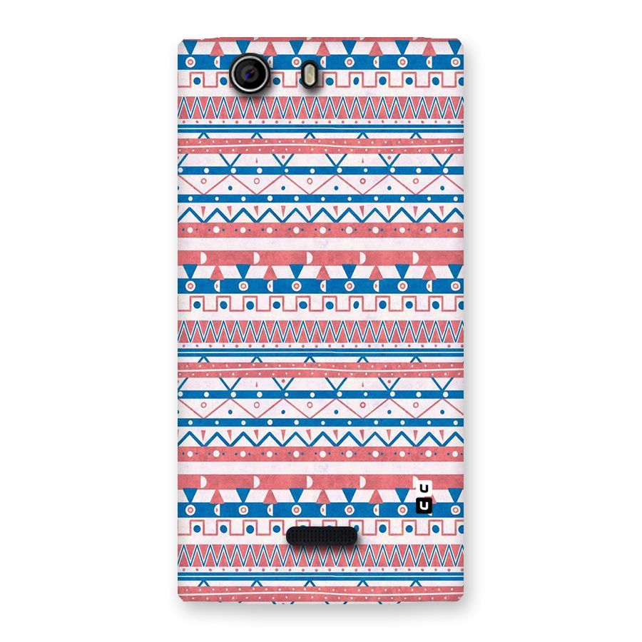 Seamless Ethnic Pattern Back Case for Canvas Nitro 2 E311
