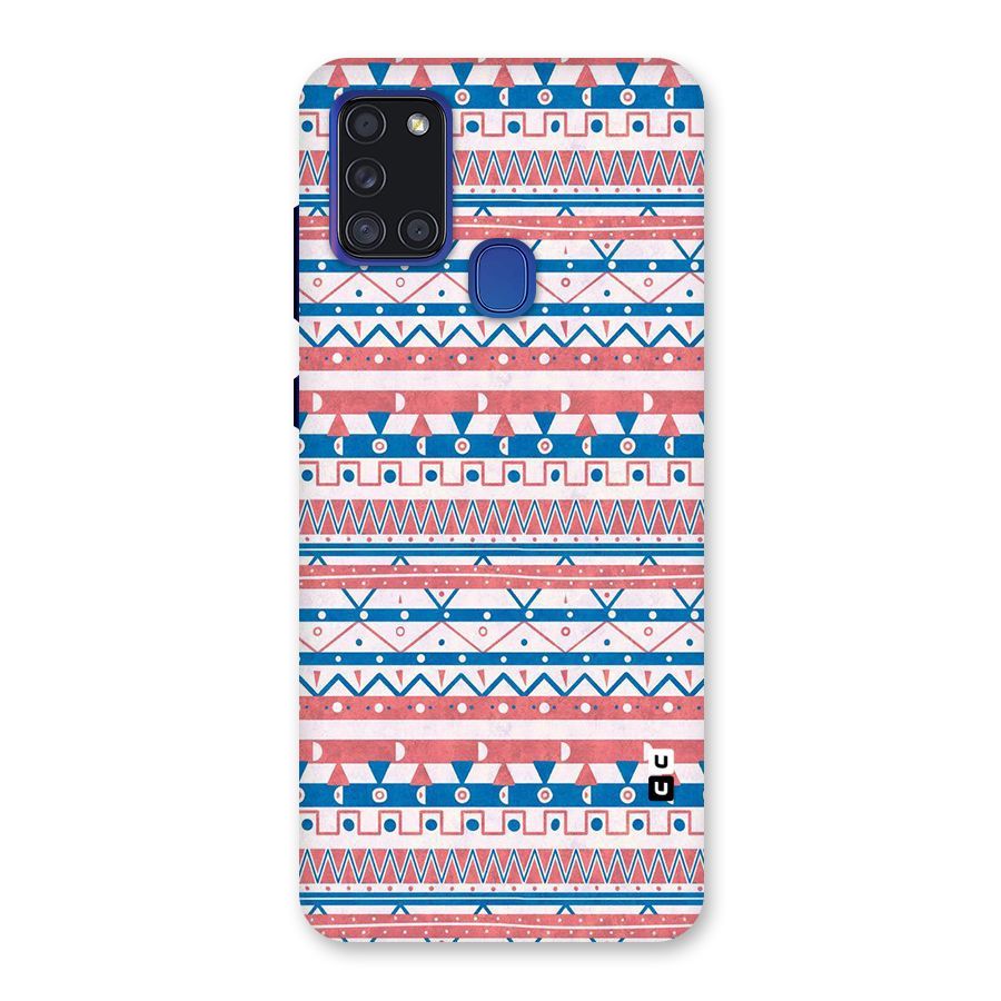 Seamless Ethnic Pattern Back Case for Galaxy A21s