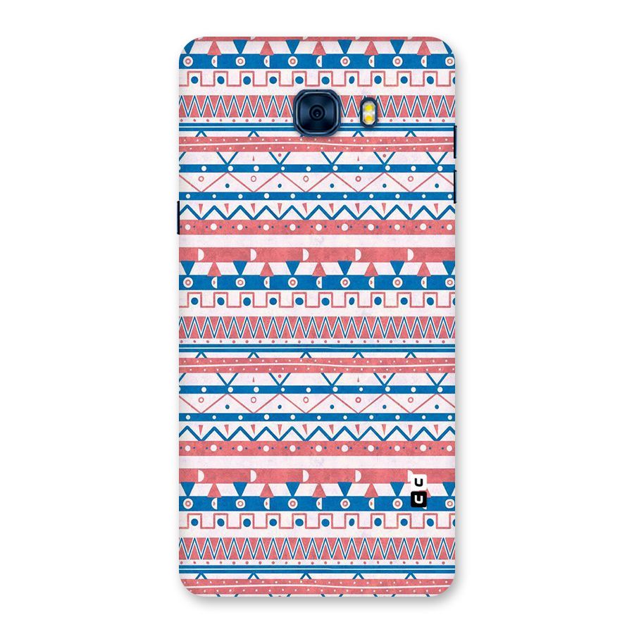 Seamless Ethnic Pattern Back Case for Galaxy C7 Pro
