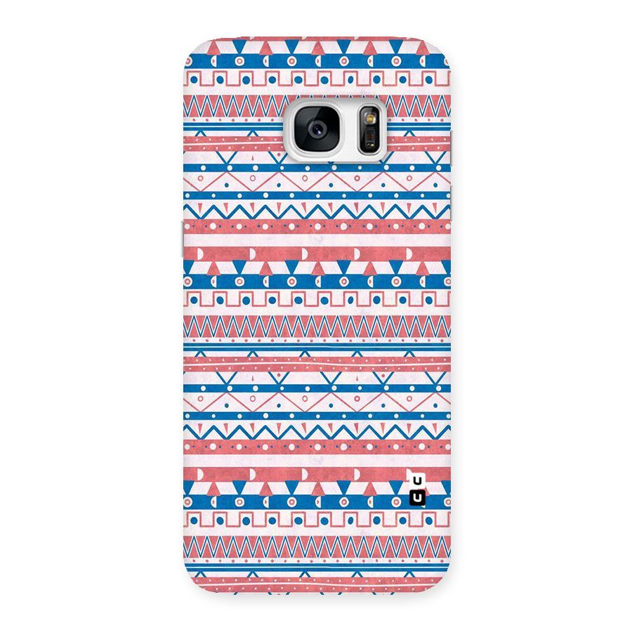 Seamless Ethnic Pattern Back Case for Galaxy S7 Edge