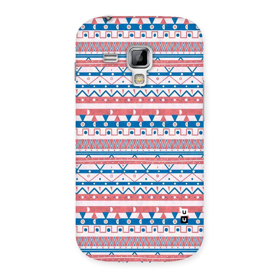 Seamless Ethnic Pattern Back Case for Galaxy S Duos