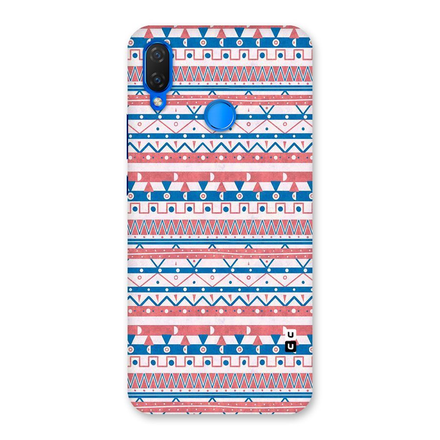 Seamless Ethnic Pattern Back Case for Huawei P Smart+