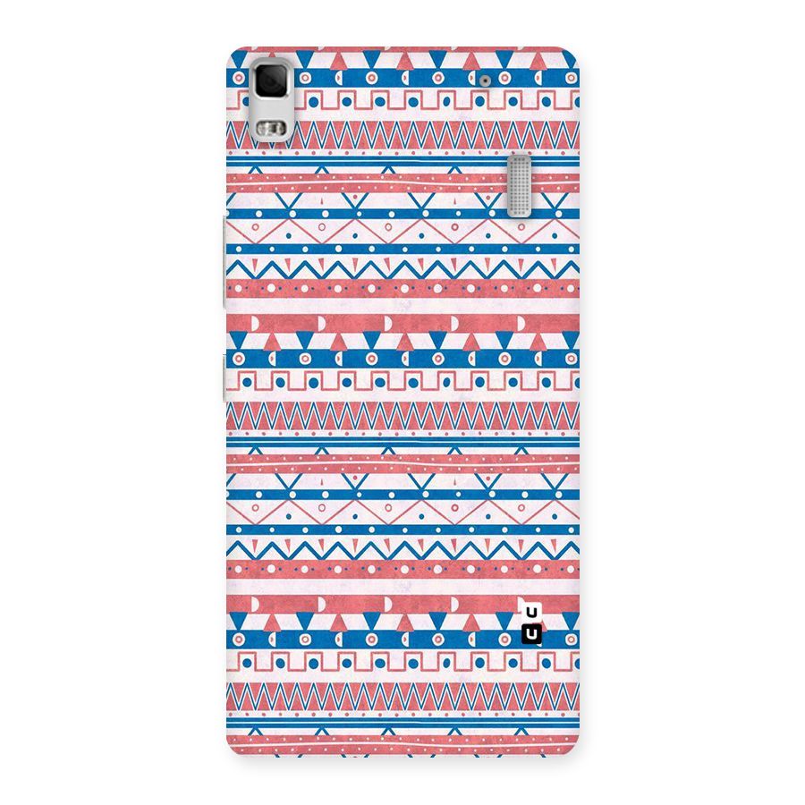 Seamless Ethnic Pattern Back Case for Lenovo K3 Note