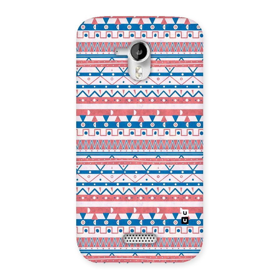 Seamless Ethnic Pattern Back Case for Micromax Canvas HD A116