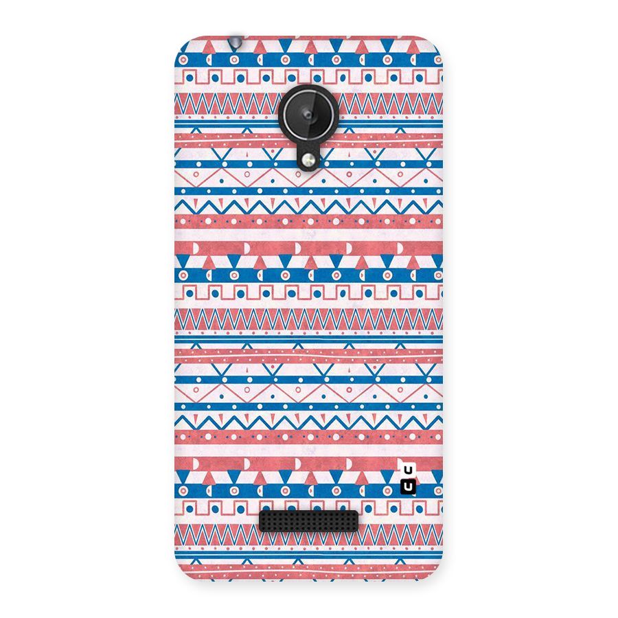 Seamless Ethnic Pattern Back Case for Micromax Canvas Spark Q380