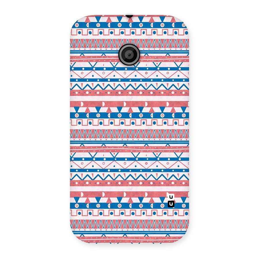 Seamless Ethnic Pattern Back Case for Moto E
