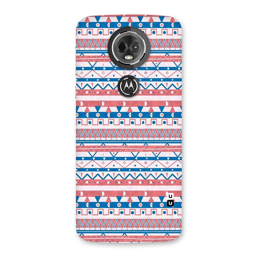 Seamless Ethnic Pattern Back Case for Moto E5 Plus
