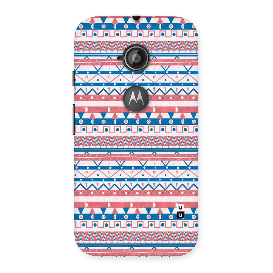 Seamless Ethnic Pattern Back Case for Moto E 2nd Gen