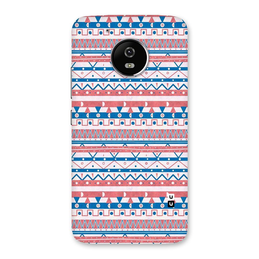Seamless Ethnic Pattern Back Case for Moto G5