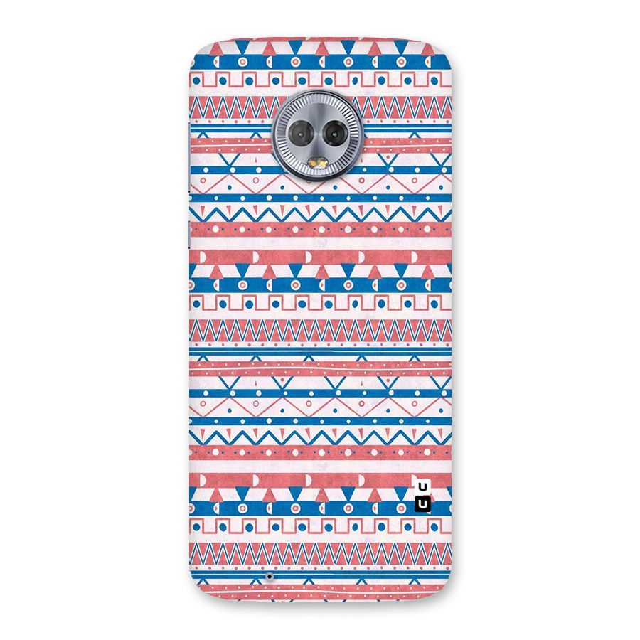 Seamless Ethnic Pattern Back Case for Moto G6