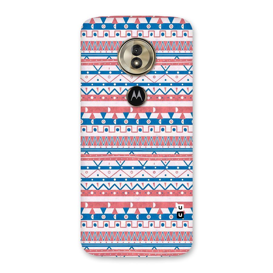 Seamless Ethnic Pattern Back Case for Moto G6 Play