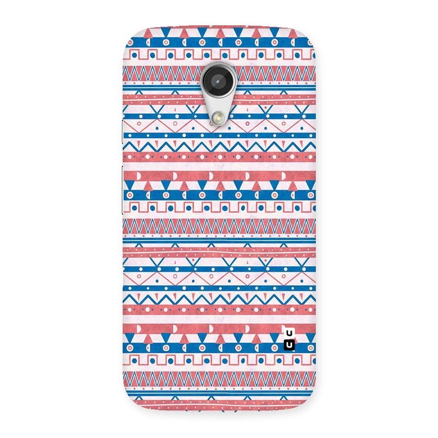 Seamless Ethnic Pattern Back Case for Moto G 2nd Gen