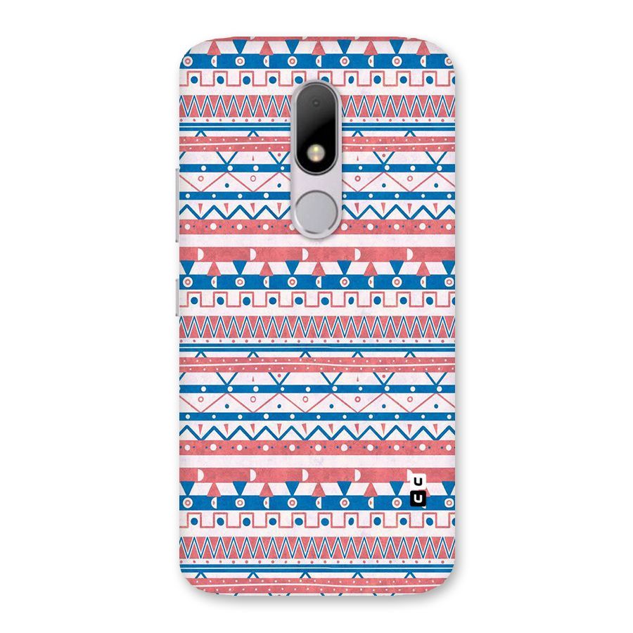Seamless Ethnic Pattern Back Case for Moto M