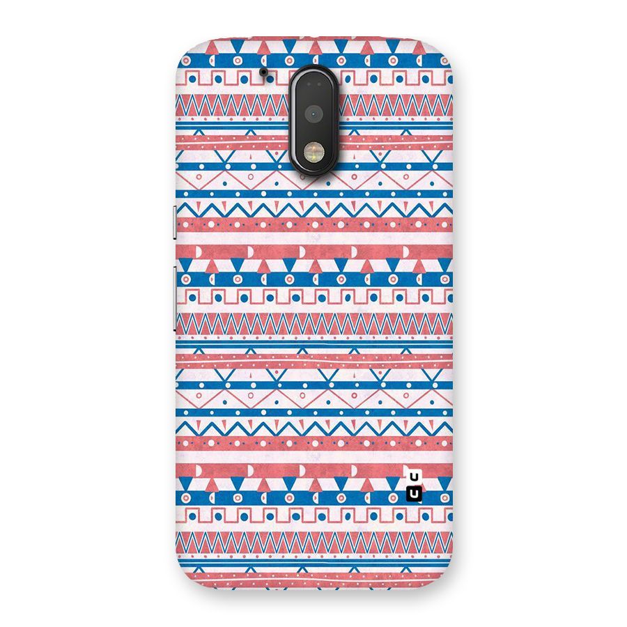 Seamless Ethnic Pattern Back Case for Motorola Moto G4 Plus