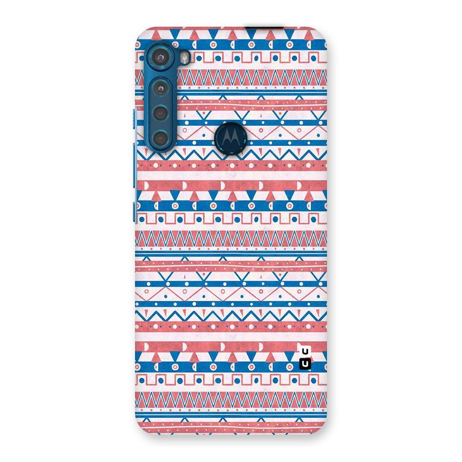 Seamless Ethnic Pattern Back Case for Motorola One Fusion Plus