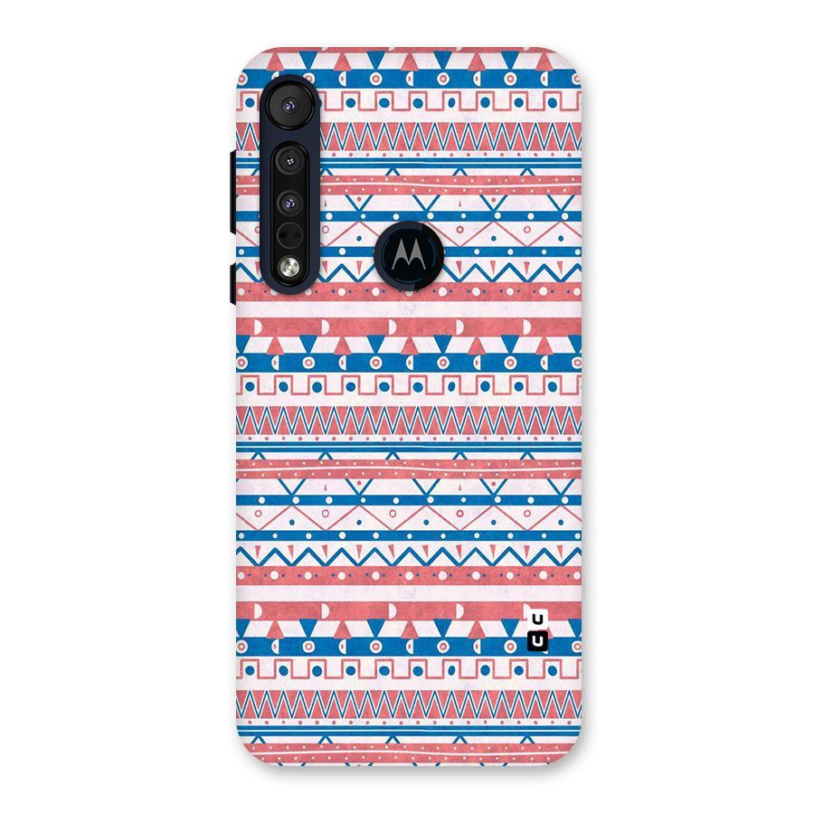 Seamless Ethnic Pattern Back Case for Motorola One Macro