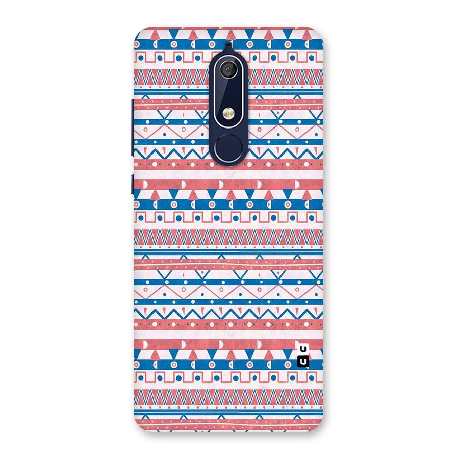 Seamless Ethnic Pattern Back Case for Nokia 5.1