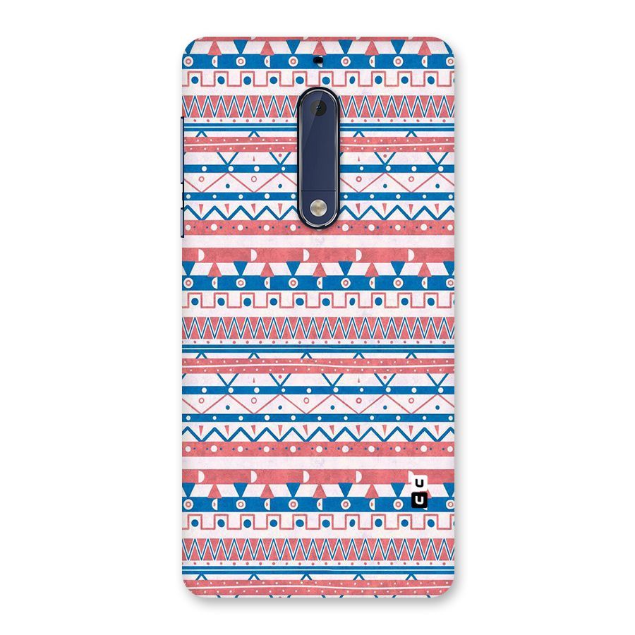Seamless Ethnic Pattern Back Case for Nokia 5