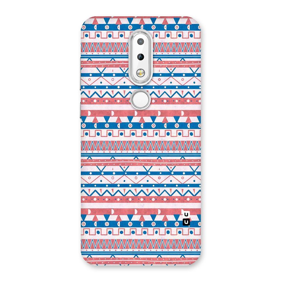 Seamless Ethnic Pattern Back Case for Nokia 6.1 Plus